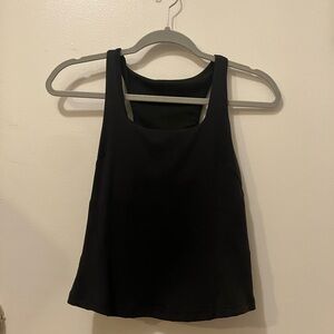 Lululemon Invigorate Cropped Tank Black Size 4